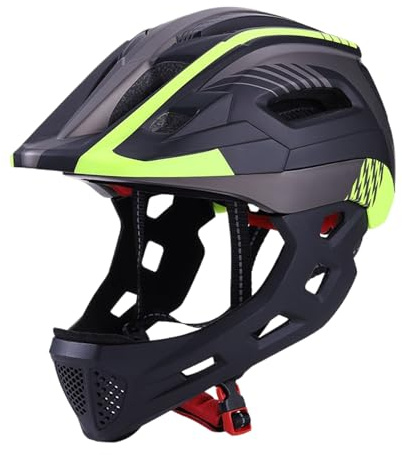 Casco Bici Integrale per Bambini - Attrezzature Di Protezione Per Lo Skateboard,Casco Bici per Esterno - Per Ragazzi, Giovani Ciclisti, Principianti, Passeggiate In Famiglia, E Sentiero