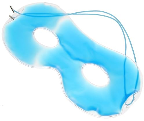Homoyoyo Masque Oculaire en Gel PVC Réutilisable Compresse Froide et Chaude Multifonction Masque Rafraîchissant Yeux Fatigue Oculaire Sommeil Confortable