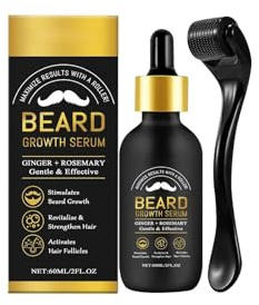 Fluido nutriente per Barba 60 ml – Cura quotidiana idratante per Barba Uomo – Rende la Barba più densa in apparenza e più morbida – Trattamento confortevole per il viso