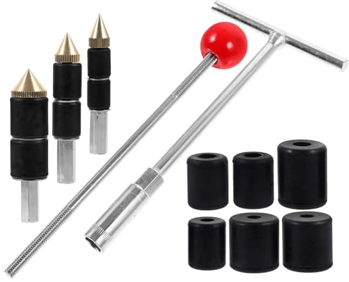 TOPBATHY Set 3 Pezzi Strumenti Idraulici per Arresto Acqua Hot Melt, Chiave Inglese Perni di Fermo 4/6 Pollici e 1 Pollice, Utensili per Riparazione Tubi e Prevenzione Perdite Idrauliche