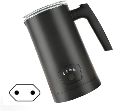 Montalatte elettrico automatico Macchina per schiuma calda fredda Pentole interne in acciaio inossidabile per caffè Cioccolato Montalatte da 350 ml