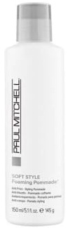 Paul Mitchell Foaming Pommade, Anti-Frizz, Light Hold, For Wavy, Curly + Coarse Hair, 5.1 fl oz