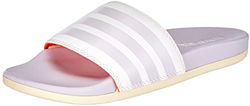 adidas Damen Adilette Comfort Flipflop, Mehrfarbig Ftwbla Matpur Blamar, 43 EU