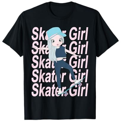 Skater Girl Skateboarder Skateboard pour fille T-Shirt