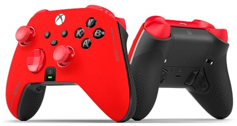 Scuf Instinct Pro Performance Series Kabelloser Xbox–Controller – Wiederverwendbare Rückenpaddles – Sofortige Auslöser – Xbox Series X/S, Xbox One, PC und Handy – Rot