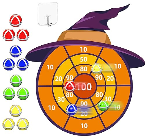 Halloween Deko, Large 76CM Halloween Deko Outdoor Innen Party Set für Kinder Halloween Spiele Kinder Spielzeug ab 3 4 5 6 7 8 Jahre Geburtstags Geschenke für 4–10 Junge Kinderspielzeug Geschenkideen