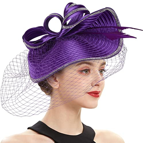 OSALADI Fascinator Hut Für Frauen Elegantes Stirnband Aus Leichtem Für Hochzeiten Teepartys Und -Events Bequem Und Wiederverwendbar Vielseitig Kombinierbar
