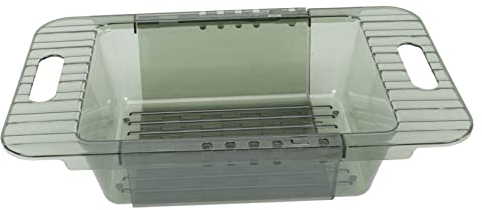 Zerodeko De Drenaje Extensible Para Fregadero De Cocina Colador De Transparente Para Verduras y Frutas Accesorio Práctico De Almacenamiento
