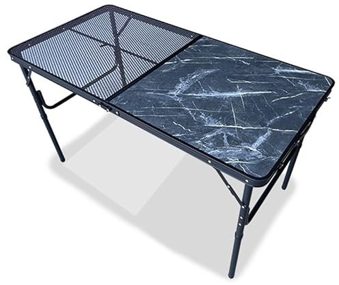 Quest Leisure Products SpeedFit Langford Lightweight Camping Kitchen Grill Table 120 x 60cm
