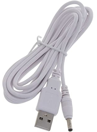 Maxtonser 1m/2m/3m 5V Power Cord USB to 3.5mm x 1.35mm Barrel Jack Adapter Connector Charging Cable Plug Not Support 12 Voltage,Charging Cable