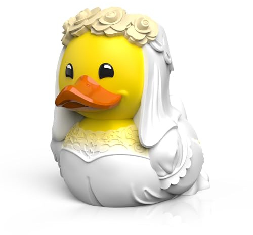 TUBBZ Erstausgabe Braut Sammler-Vinyl-Gummiente Figur - Offizielles Numskull Merchandise - Hochzeits- und Neuheitsgeschenke