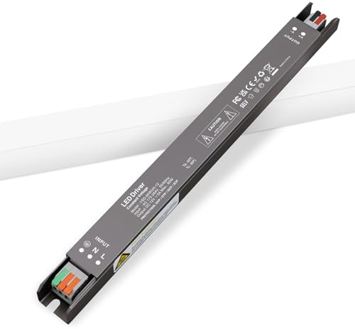 YAYZA! LED Trafo 12V 60W, LED Netzteil 230V auf 12V 5A | Konstante Spannung LED Trafo 12V, LED Treiber Transformator, Niedervolttrafo für Streifen, Lampen
