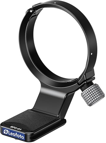 LEOFOTO SFC-01 Lens Collar, for Sony FE 70-200mm F4 Macro G OSS II, QD Spot, 1/4 and 3/8 Screw Hole, Arca Compatible