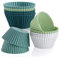 Lot de 24 Moules Muffins Silicone, Anti-adhésif Moule Cupcake, Réutilisables Moule à Muffin, 4 Couleurs Moule Cake pour Muffins, Cupcakes, Pâtisseries, Puddings