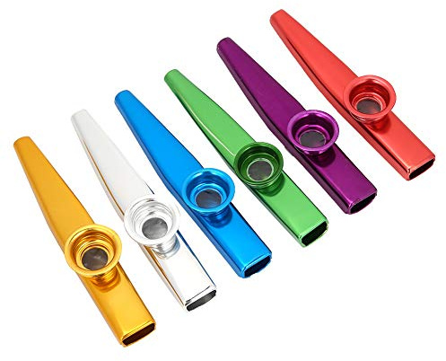 Langlebiges Kazoo aus Aluminiumlegierung – Einfach zu Spielendes Musikinstrument für Gitarren- und Ukulele-Begleitung