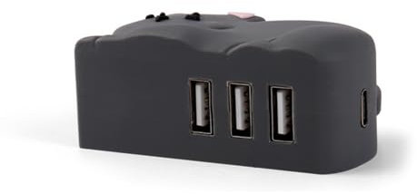 GMBYLBY Lovely Animal USB Adapter For Laptops And Phones With 3 Fast Speed USB2.0 Port For Office Home Keyboard And More