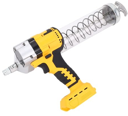 Luocute Pistola de Grasa Inalámbrica, Pistola de Grasa Eléctrica con Batería de Alta Presión de 12000 PSI con Luz LED Súper Brillante para Baterías de Iones Li de una Serie de 20 V para