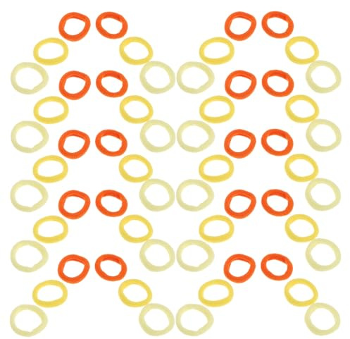 FRCOLOR 500 St Små Babyhårsnoddar Flickor Mjuka Elastiska Hårband utan Veck Skonsamma mot Håret Färgglada och Tåliga Perfekta för Vardag och Fest