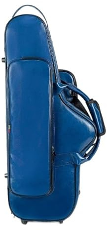 Gigbag für Altsaxophon E-Altsaxophon B-Tenor Reisetasche Rucksack Spezial Leichtgewicht Tragbarer Koffer Gepäck Kosmetik Holzblasinstrument(Alto Blue)