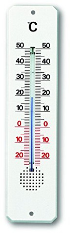 TFA 12.3010 Thermometer für den Innen- und Außenbereich, Kunststoff, Weiß