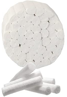 BeautyfulCenter - Purenail, 40 x cotone salivare per la posa di strass per denti, sbiancamento dentale e cure dentistiche.