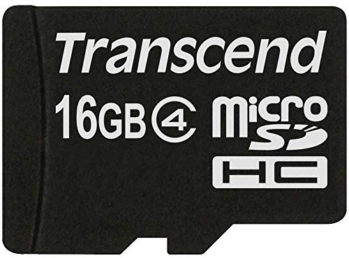 Transcend - TS16GUSDC4 - 16 Go Carte Mémoire - Micro SDHC - Classe 4 - Noir