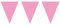 Folat Fanions Rose Unis Bébé - 10 Mètres