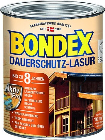 Dauerschutz Holzlasur Bondex grau 0,75l