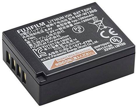 Fujifilm NP-W126s Pack de Batterie pour Hybride série X Noir