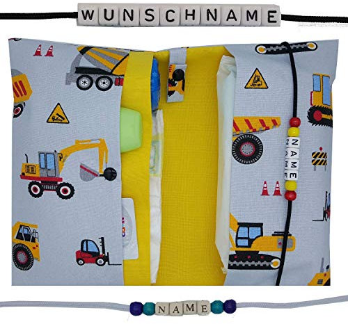 Große Windeltasche XXL mit Name Wickeltasche