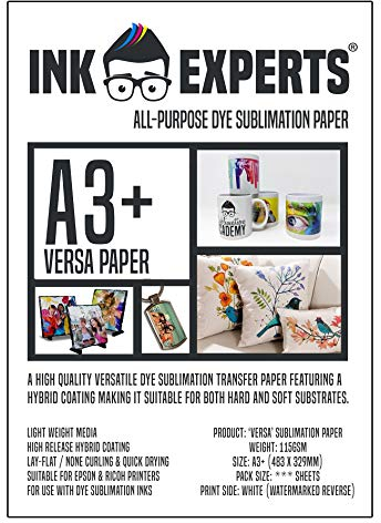 Ink Experts Versa All Purpose A3+ Sublimation Paper 115gsm (100 Sheets)