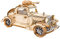 ROBOTIME Vintage Car Wooden Model Puzzle Set, EIN 3D Puzzle Und Bastelset Für Erwachsene Und Kinder Als Geschenk Oder Dekoration