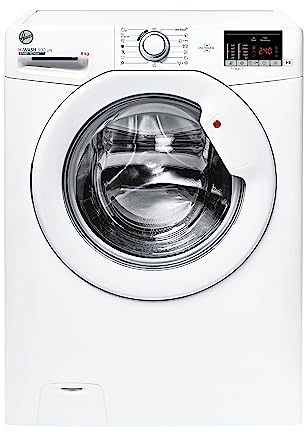 Hoover Frontlader Waschmaschine 8kg H-WASH 300 Lite H3W 482DA3/1-S | Mix-Power-System, 16 Programme