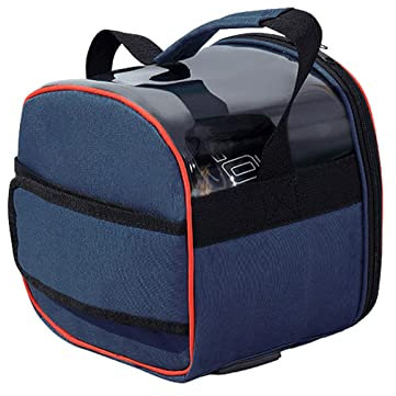 Einzelne Bowlingtasche – Balltasche Bowlingtasche | Dick gepolsterter Bowling ballhalter mit großem Platz, schützende Bowlingtasche aus Stoff für Bowling Balls, Handschuhe und Handtuchzubehör (blau)
