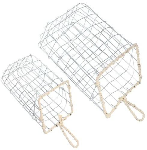 Happyyami 2stücke Aufbewahrung Korb Drahtkorb Metallkorb Für Küche Badezimmer Handtücher Snacks Kleinigkeiten Obst Brot Zeitschriftenständer Reinigungsmittel Aufbewahrungslösung