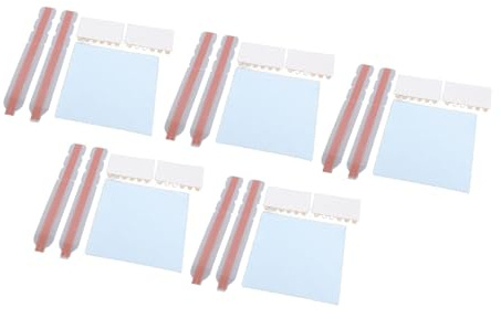 ZASCHMOY Computer Privacy Screen Mounting Accessories, Privacy Filter Adhesive Strips with Plastic Slide Mount Holder Tabs, Long Lasting Attachment for Safety