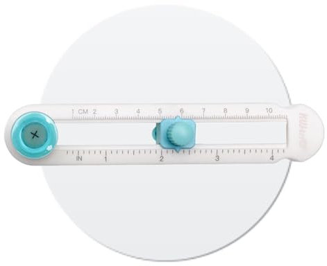 Cercle Cutter en papier - Compasse rotative manuelle, outil de coupe de couteau à art en papier circulaire | Outil de coupe rond avec une coupe précise à l'échelle claire pour