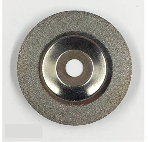 WEIJICUI Disco Desbaste Hormigon, Rebanada de Vidrio de esmeril Hoja de Pulido de Vidrio de Diamante Disco de Pulido de Azulejos Hoja de Corte de Oro Plateado(Silver Slice)