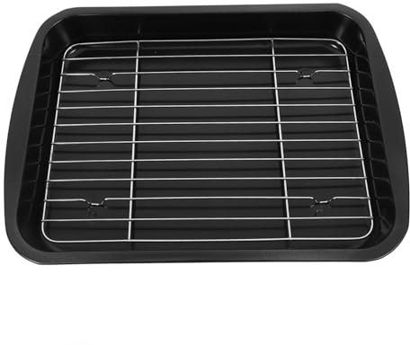 Yardwe Plat À Rôtir En Métal - Assiette À Poisson Grillé Assiette À Barbecue Support À Aliments