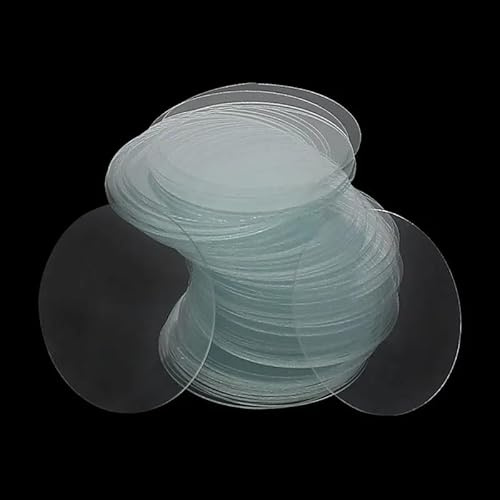 100 Stück runde Deckgläser, Laborverbrauchsmaterialien sind in verschiedenen Größen erhältlich. Mikroskop-Glas-Deckglas(15mm)