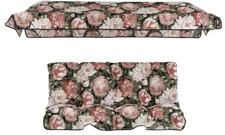 PATIO Hollywoodschaukel Auflage mit Dach Luna/Kate Bankauflage 130 cm mit Befestigungsschnüren