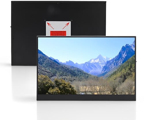LICAEVEY Monitor Portátil de 12 Pulgadas FHD 1920x1200 Pantalla con Puertos USB C y HDMI, Second Portable de la Pantalla IPS de 185ppi para Vientos, OS X, Android, Switch