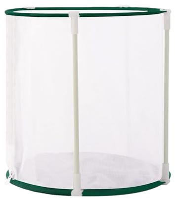 Enclos papillon – Terrarium extérieur robuste à fermeture éclair, processus sans effort, chenille et maison de culture de papillons pour jardin, cour, terrasse, balcon et pelouse, 30 cm