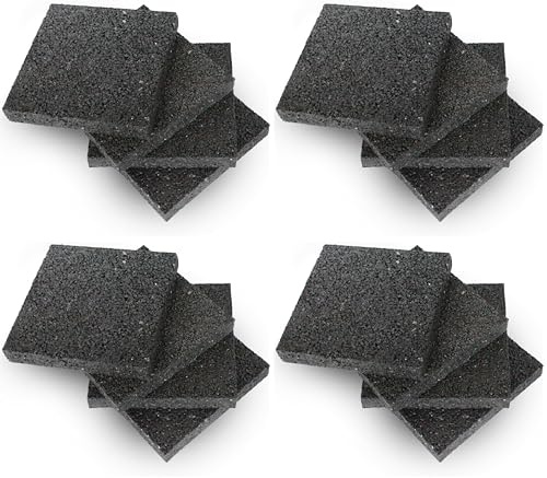 Mario10 Rubber Pads 10x10x1cm.-Set of 4 Non-Slip Pads Anti-Vibration Mat Washing Machine Dryer Rubber Stopper Sound Insulation Speaker Non-Slip Mat Washers Fitness Equipment 1 cm (Pack of 4)