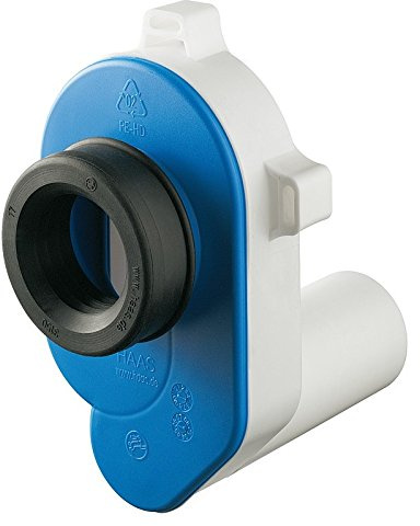 PE-Urinal-Absaugsifon Abgang waagrecht für 50mm Rohr
