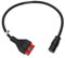 vhbw OBD2 Adapter CAN Clip 19-polig auf OBD2 16-polig Normbuchse kompatibel mit Renault Auto, KFZ - 54 cm
