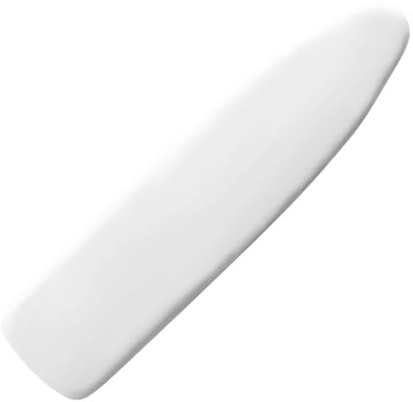 Treer Einfarbig Bügelbrettbezug, Für S-2XL Bügelbrett, Ersatz-Bügelbrettbezug, Universeller Bügelbrettbezug Mit Schnallenriemen An Der Unterseite,Schmutzabweisender (S,Weiß)