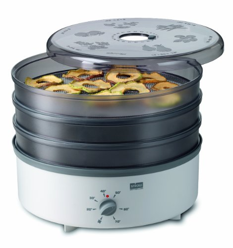 Dörrex - Déshydrateur Alimentaire Stöckli - Blanc/Gris - 3 grilles inox