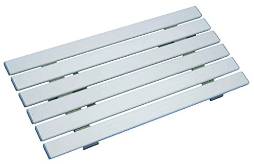 Aidapt White Width Adjustable Easy Clean Bath Board Bath Transfer Board to Fit Baths Between 510 and 600mm Bathroom Aid