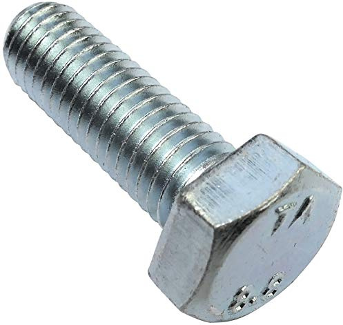 AERZETIX - C47323 - Satz von 50 stück - bolzen schrauben sechskantschrauben M8x25 - mit sechskantkopf - Ø8x25mm - DIN 933 - klasse 8.8 - aus verzinktem stahl - heimwerken - montagewerkzeug eisenwaren